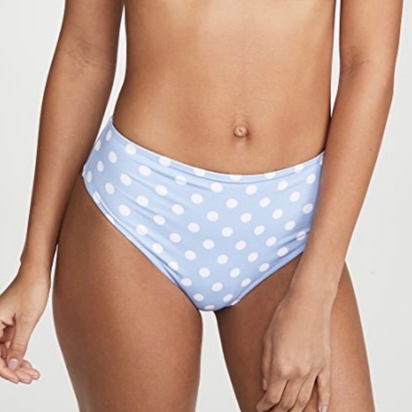 Caroline Constas Viki High Waist Polka Dot Bikini Bottoms - Picture 9 of 11
